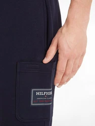 Tommy Hilfiger Sweatshorts FLAG LOGO BADGE SWEATSHORTS Dunkelblau/Blau