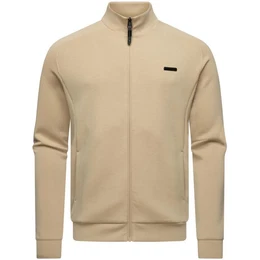 Sweatjacke Vittom Schlichte Herren Alltags-Jacke mit hohem Kragen