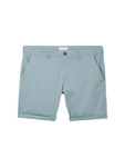 TOM TAILOR PLUS Bermudas Chino Shorts Blau/Türkis/Hellblau/Grau