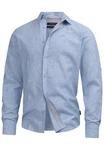 Indicode Langarmhemd INTheon Hellblau/Blau