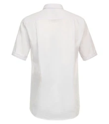 Redmond Kurzarmhemd Comfort Fit 241500999 Weiß/Creme/Hellblau