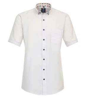 Redmond Kurzarmhemd Comfort Fit 241500999 Weiß/Creme/Hellblau Redmond Kurzarmhemd Comfort Fit 241500999 Weiß/Creme/Hellblau