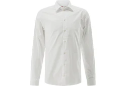 CG Club of Gents Businesshemd CG Parton Weiß/Khaki/Grau