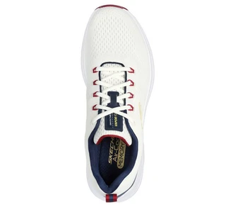 Skechers VAPOR FOAM Sneaker Air Cooled Memory Foam Weiß/Gelb/Gold