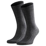 FALKE Kurzsocken 2er Pack - Teppich im Schuh Dunkelgrau/Grau/Schwarz