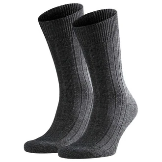 FALKE Kurzsocken 2er Pack - Teppich im Schuh Dunkelgrau/Grau/Schwarz FALKE Kurzsocken 2er Pack - Teppich im Schuh Dunkelgrau/Grau/Schwarz