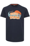 Indicode T-Shirt IDDaniel Orange/Gelb/Dunkelblau/Braun