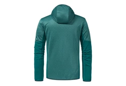 Schöffel Anorak M Fleece Hoody Svardalen Herren Türkis/Grün