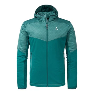 Schöffel Anorak M Fleece Hoody Svardalen Herren Türkis/Grün
