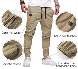 JMIERR Cargohose Chino Hose Herren Freizeithose Khaki/Beige