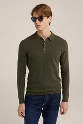 WE Fashion Poloshirt Dunkelgrün