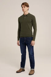 WE Fashion Poloshirt Dunkelgrün