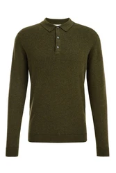 WE Fashion Poloshirt Dunkelgrün