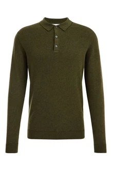 WE Fashion Poloshirt Dunkelgrün