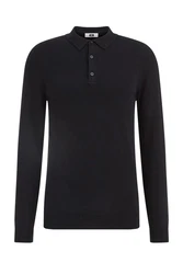 WE Fashion Poloshirt Schwarz/Dunkelblau
