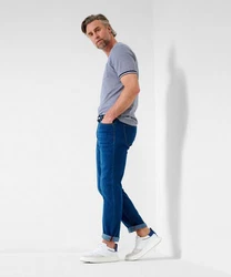 EUREX by BRAX Regular-fit Jeans LUKE Blau/Dunkelblau/Hellblau