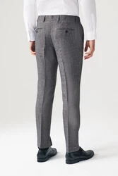 Next Stoffhose Elegante Slim Fit (1-tlg) Grau/Dunkelgrau/Hellgrau
