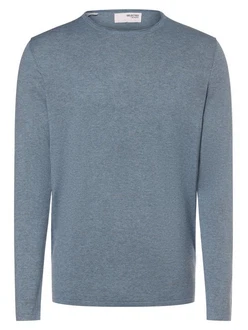 SELECTED HOMME Strickpullover SLHRome Grau/Blau/Dunkelblau