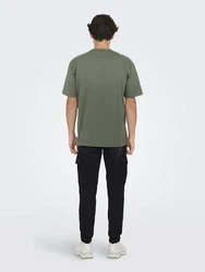 ONLY & SONS T-Shirt ONSFred Dunkelgrün