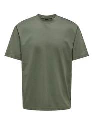 ONLY & SONS T-Shirt ONSFred Dunkelgrün