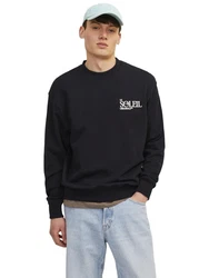 Jack & Jones Sweatshirt JORNOTO Schwarz/Braun/Grün/Hellblau/Blau