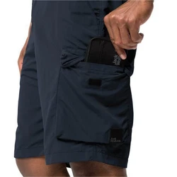 Jack Wolfskin Cargoshorts KALAHARI CARGO Dunkelblau/Blau
