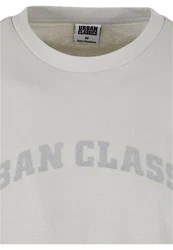 URBAN CLASSICS T-Shirt Urban Classics Herren Oversized Gate Tee Grau/Khaki