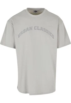 URBAN CLASSICS T-Shirt Urban Classics Herren Oversized Gate Tee Grau/Khaki