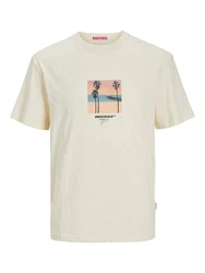 Jack & Jones T-Shirt JORARUBA SMALL PHOTO TEE SS CREW NECK 