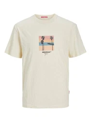 Jack & Jones T-Shirt JORARUBA SMALL PHOTO TEE SS CREW NECK 