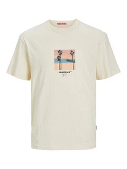 Jack & Jones T-Shirt JORARUBA SMALL PHOTO TEE SS CREW NECK Jack & Jones T-Shirt JORARUBA SMALL PHOTO TEE SS CREW NECK