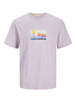 Jack & Jones T-Shirt JORARUBA SMALL PHOTO TEE SS CREW NECK