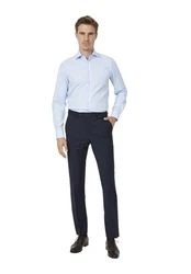 HECHTER PARIS Anzughose Modern Fit Dunkelblau