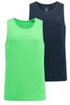 JP1880 T-Shirt Tank Top 2er-Pack (2-tlg) Blau/Türkis/Grün