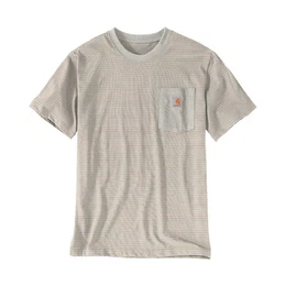 T-Shirt Relaxed S/S Pocket Stripe T-Shirt Malt/Apple Butter Stripe