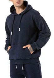 RedBridge Kapuzensweatshirt Pullover Kapuzenpullover Oversize Dunkelblau/Blau