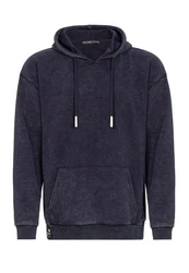 RedBridge Kapuzensweatshirt Pullover Kapuzenpullover Oversize Dunkelblau/Blau
