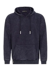 RedBridge Kapuzensweatshirt Pullover Kapuzenpullover Oversize Dunkelblau/Blau
