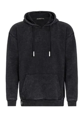 RedBridge Kapuzensweatshirt Pullover Kapuzenpullover Oversize Dunkelblau/Dunkelgrau/Schwarz