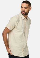 Indicode Hemd INGunther Beige/Khaki/Weiß