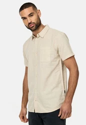Indicode Hemd INGunther Beige/Khaki/Weiß