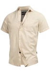 Indicode Hemd INGunther Beige/Khaki/Weiß