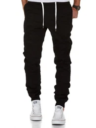 Stretch-Hose AVILA Herren Basic Jogger Hose Chino mit Kontrast