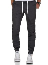 Stretch-Hose AVILA Herren Basic Jogger Hose Chino mit Kontrast