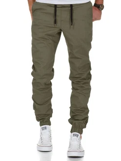 REPUBLIX Herren Hose AVILA Khaki/Dunkelgrün