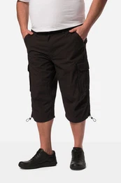 Bermudas Men+ 3/4-Cargohose Ripstop teilelastischer Bund