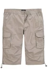 Men Plus 3/4-Cargohose Khaki