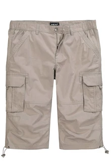 Men Plus 3/4-Cargohose Khaki Men Plus 3/4-Cargohose Khaki