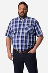 Boston Park Businesshemd Buttondown-Kragen Blau/Hellblau/Dunkelblau