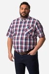 Boston Park Businesshemd Buttondown-Kragen Rot/Dunkelrot